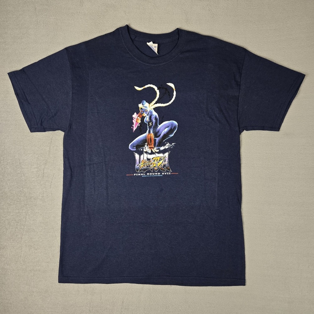 Ultra‎ Street Fighter IV Final Round Tournament Shirt Mens Large Capcom Decapre